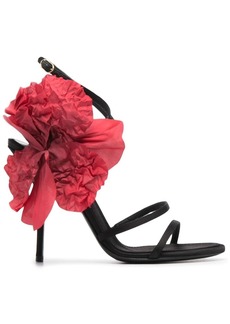 Dolce & Gabbana floral-appliqué sandals