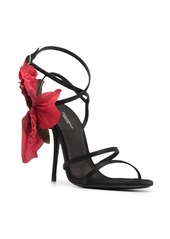 Dolce & Gabbana floral-appliqué sandals