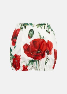 Dolce & Gabbana Floral cotton bloomer shorts