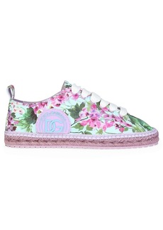 Dolce & Gabbana Floral Espadrille Sneakers