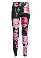 Dolce & Gabbana Floral Jersey Leggings