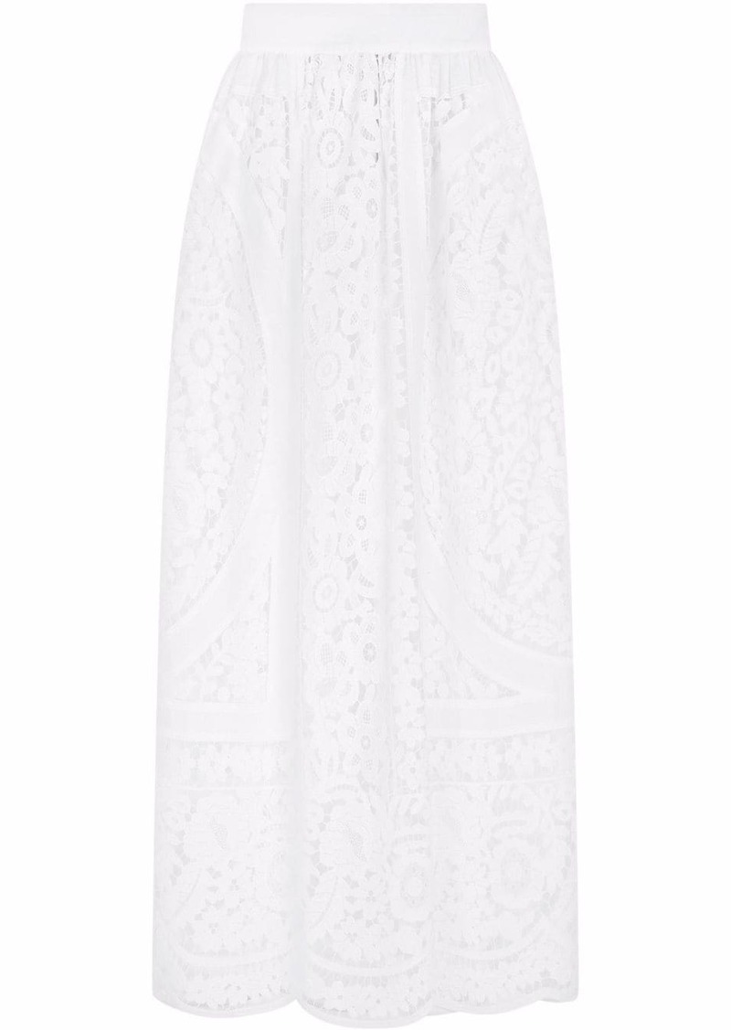 Dolce & Gabbana embroidered maxi skirt