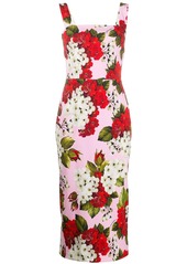Dolce & Gabbana floral midi dress
