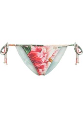 Dolce & Gabbana floral-print bikini bottoms