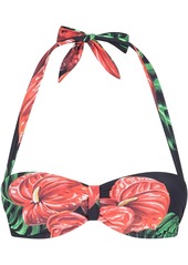 Dolce & Gabbana floral print bikini top