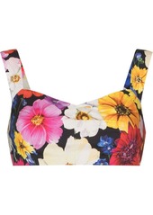 Dolce & Gabbana floral-print cropped top