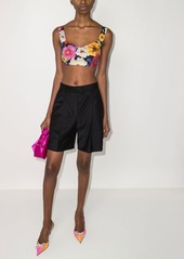 Dolce & Gabbana floral-print cropped top