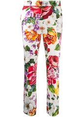 Dolce & Gabbana floral print cropped trousers
