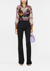 Dolce & Gabbana floral-print long-sleeve shirt