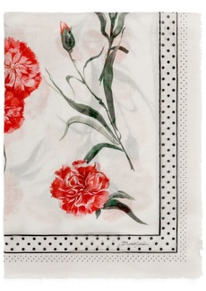 Dolce & Gabbana floral-print silk scarf