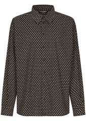 Dolce & Gabbana geometric-print cotton shirt