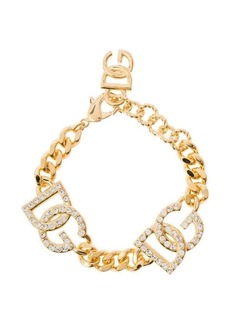 Dolce & Gabbana Gold-Colored Bracelet with DG Logo Detail in Brass Woman