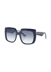 Dolce & Gabbana gradient oversize-frame sunglasses