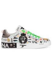 Dolce & Gabbana Portofino studded leather sneakers