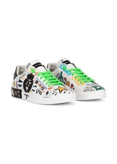 Dolce & Gabbana Portofino studded leather sneakers