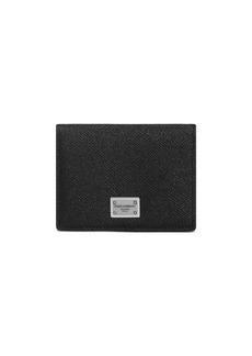 Dolce & Gabbana logo-tag leather card holder