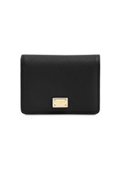 Dolce & Gabbana Grained Leather Compact Wallet