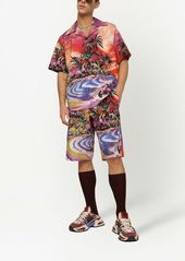 Dolce & Gabbana graphic-print bermuda shorts