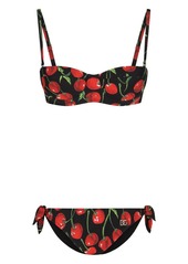 Dolce & Gabbana graphic-print bikini set