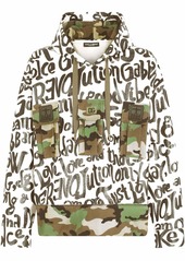 Dolce & Gabbana graphic-print camouflage hoodie