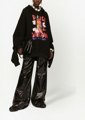 Dolce & Gabbana graphic-print drawstring hoodie