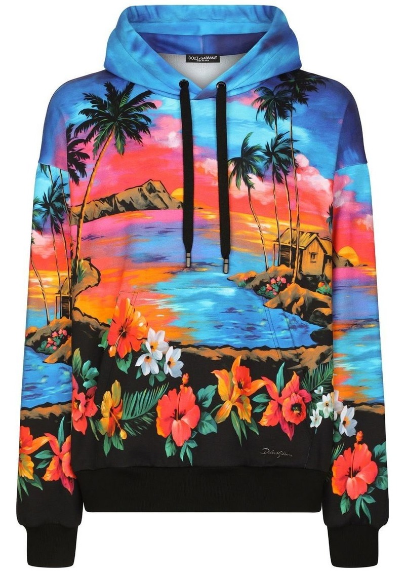 Dolce & Gabbana graphic-print hoodie