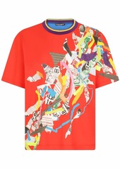 Dolce & Gabbana graphic print logo t-shirt