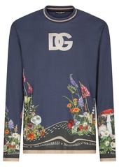 Dolce & Gabbana graphic-print long-sleeve T-shirt