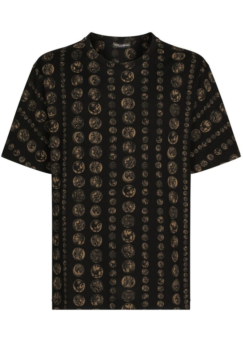 Dolce & Gabbana graphic-print short-sleeve T-shirt