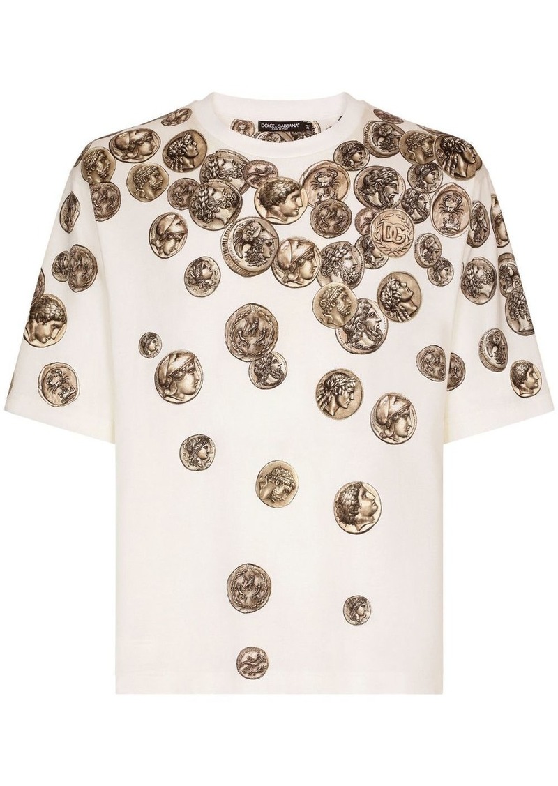 Dolce & Gabbana graphic-print short-sleeve T-shirt