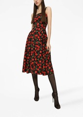 Dolce & Gabbana graphic-print square-neck dress