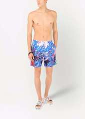 Dolce & Gabbana graphic-print swim shorts