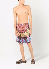 Dolce & Gabbana graphic-print swim shorts