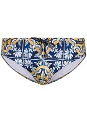 Dolce & Gabbana graphic print swimming trunks