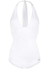 Dolce & Gabbana plunge-neck one-piece swimsuit