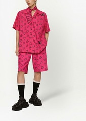 Dolce & Gabbana heart-print short-sleeve shirt