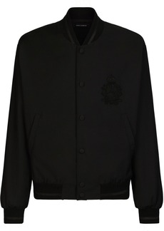 Dolce & Gabbana heraldic-patch bomber jacket