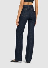 Dolce & Gabbana High Rise Denim Straight Jeans