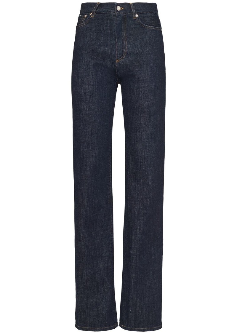 Dolce & Gabbana High Rise Denim Straight Jeans