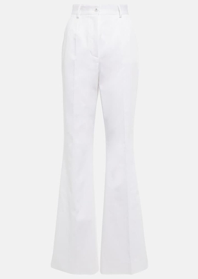 Dolce & Gabbana High-rise flared pants