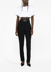 Dolce & Gabbana high-rise tapered trousers