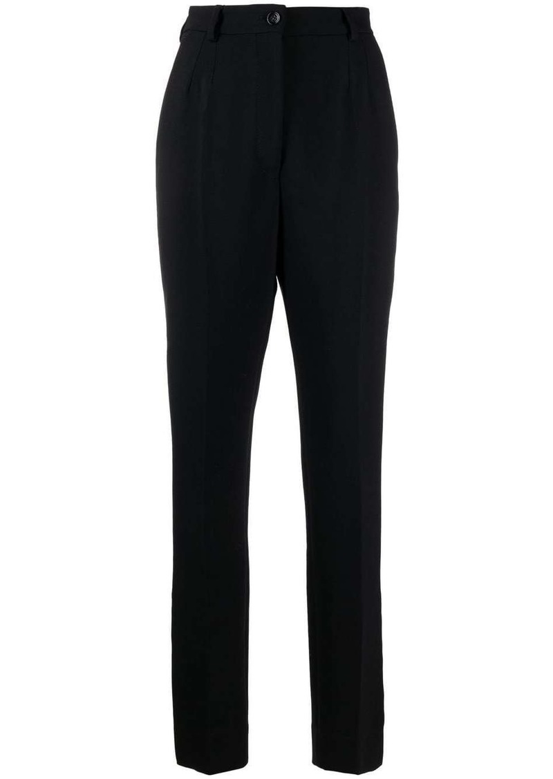 Dolce & Gabbana high-rise tapered trousers