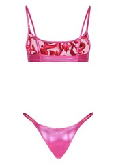 Dolce & Gabbana high-shine bikini set