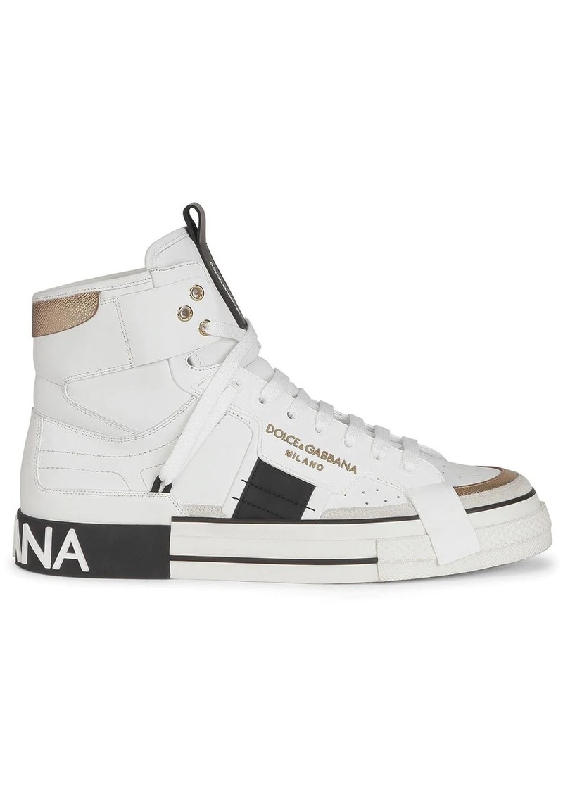 Dolce & Gabbana high-top lace-up sneakers