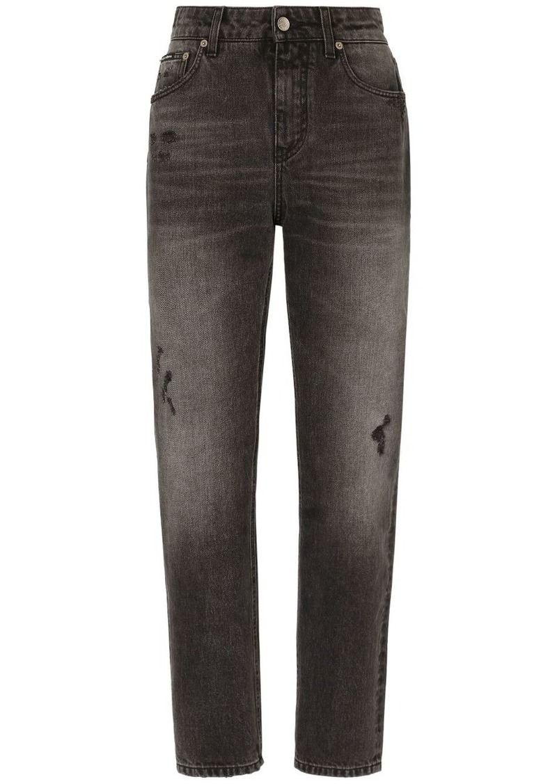 Dolce & Gabbana high-waisted boyfriend jeans