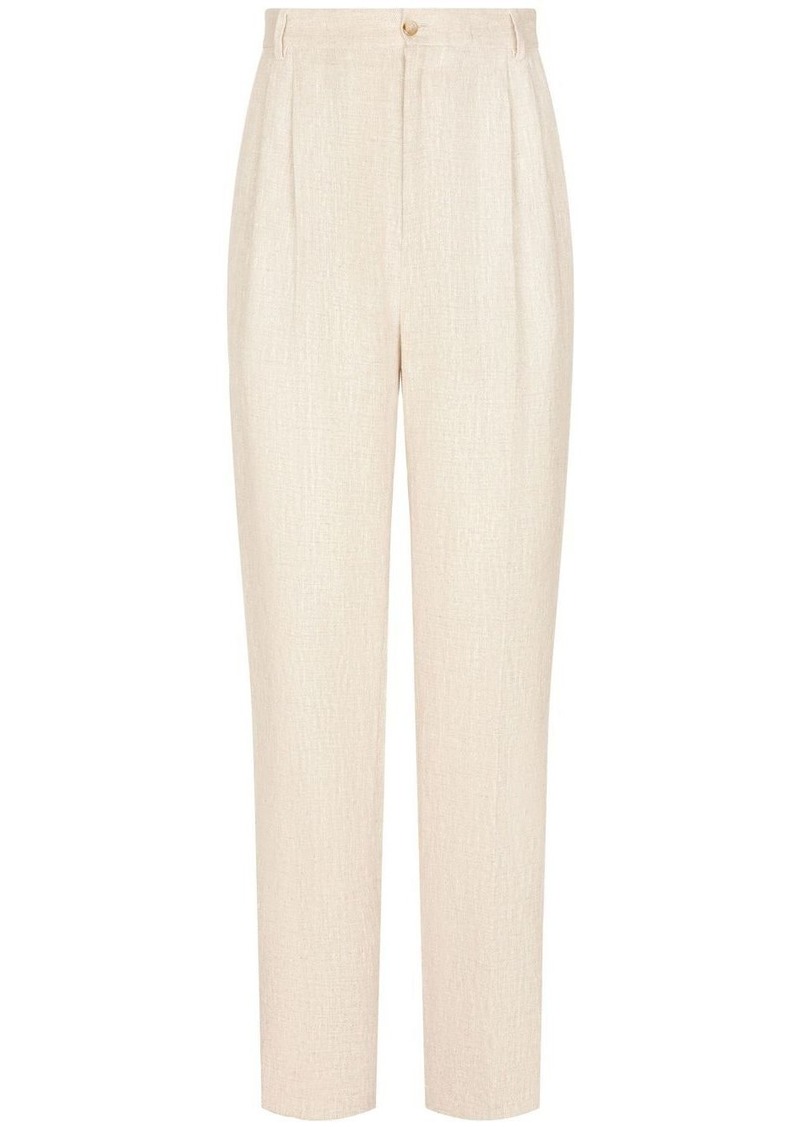 Dolce & Gabbana tailored linen trousers