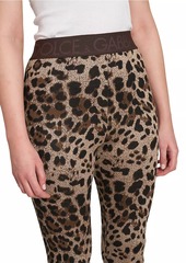 Dolce & Gabbana High-Waisted Leopard-Print Leggings
