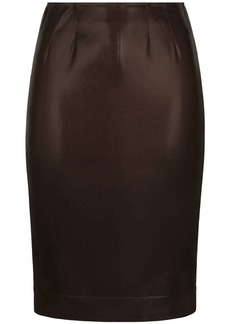 Dolce & Gabbana high-waisted midi pencil-skirt