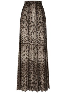 Dolce & Gabbana leopard-print culotte trousers