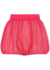 Dolce & Gabbana high-waisted puffball mini shorts